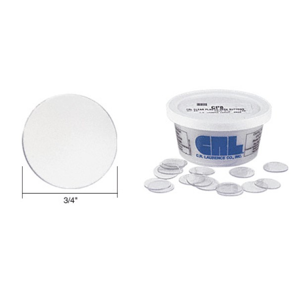 CP8,CRL Clear Plastic Desk Buttons